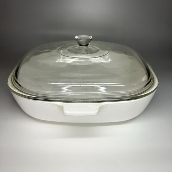 Corning Ware P-10-B Blue Cornflower 10" Covered Casserole Dish w/ Glass Lid Vtg - Picture 4 of 14